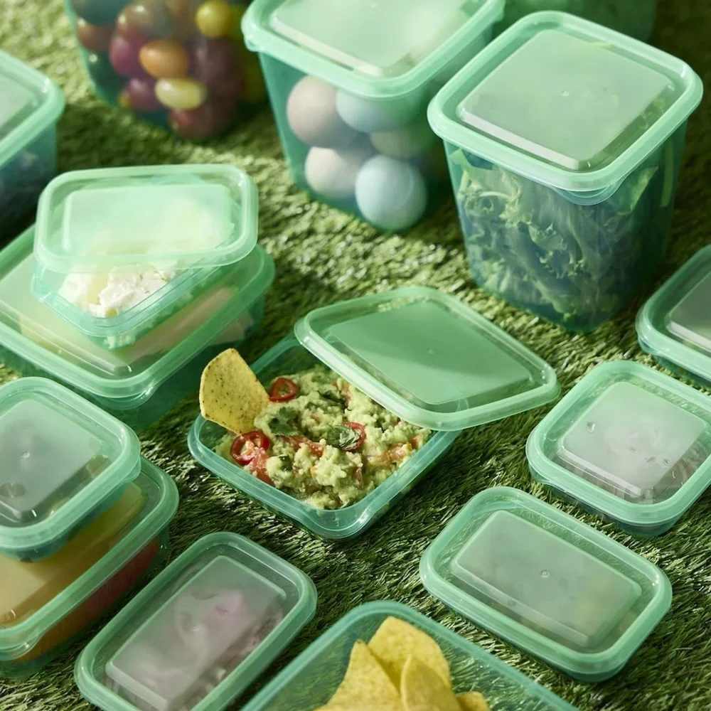 IKEA Green Food Storage Container Set kitchen organization take away leftovers
